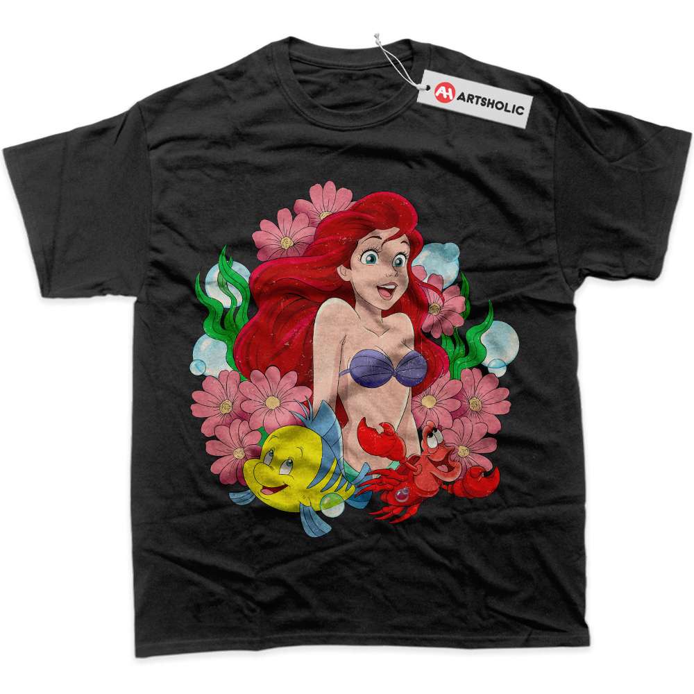 Alternative view of The Little Mermaid Shirt, Animated Shirt, Graphic T-Shirt