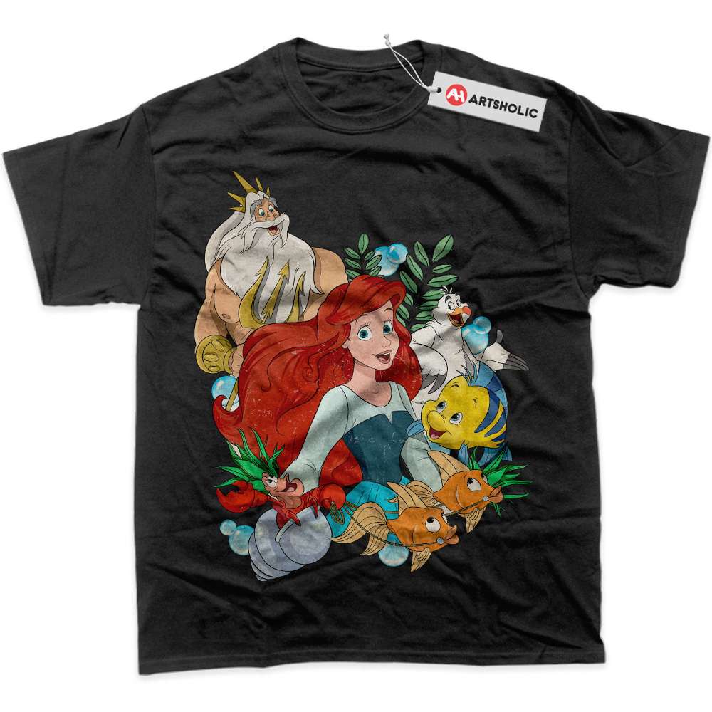 Alternative view of The Little Mermaid Shirt, Animated Shirt, Graphic Tee