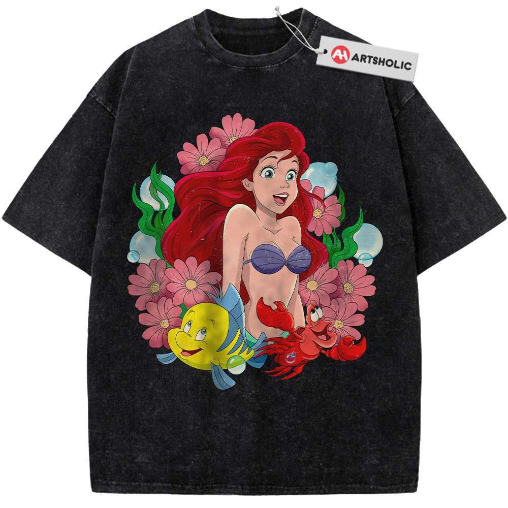 Alternative view of The Little Mermaid Shirt, Animated Shirt, Vintage T-Shirt
