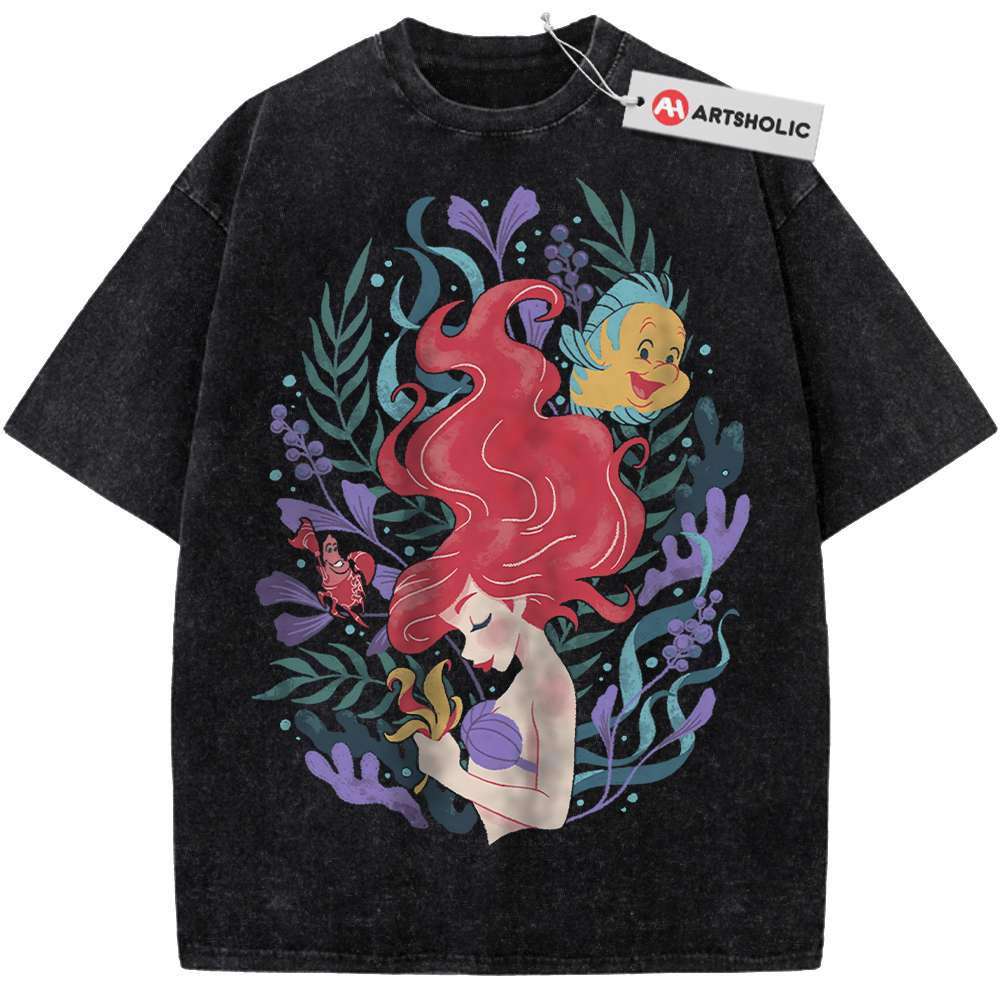 Alternative view of The Little Mermaid Shirt, Animated Shirt, Vintage T-Shirt
