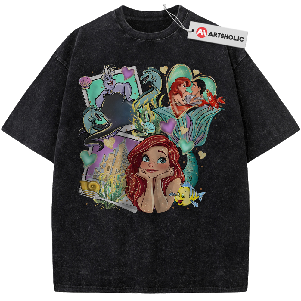 Alternative view of The Little Mermaid Shirt, Animated Shirt, Vintage T-Shirt