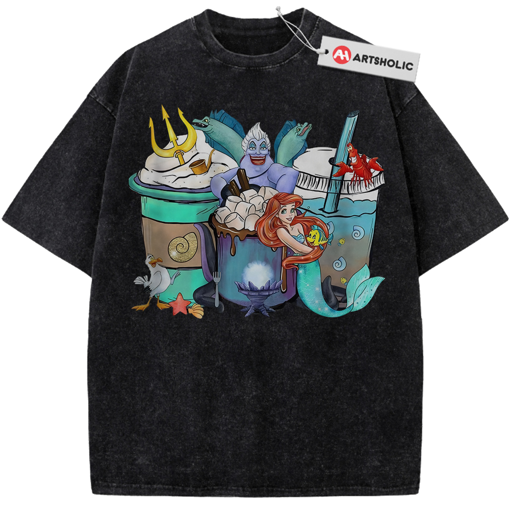 Alternative view of The Little Mermaid Shirt, Animated Shirt, Vintage T-Shirt