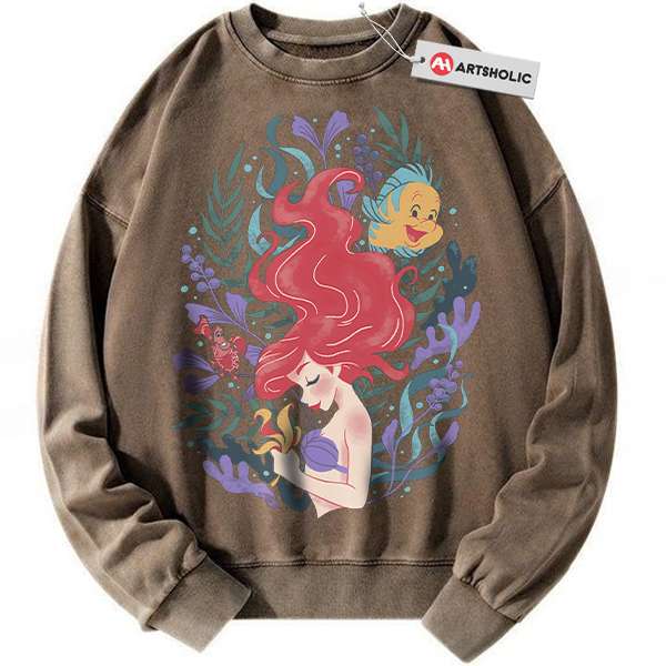 Alternative view of The Little Mermaid sweatshirt, Animated sweatshirt, Vintage Sweater