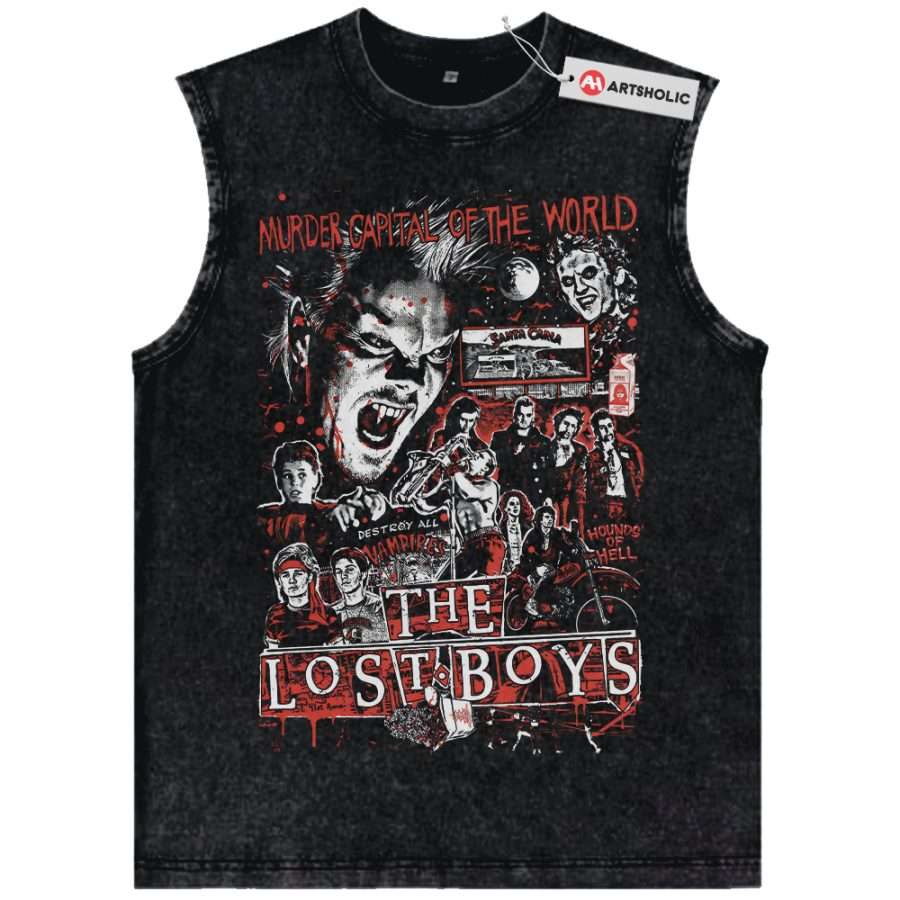 Alternative view of The Lost Boys Tank Top, Halloween Tank Top, Horror Tank Top, Vintage Tank Top