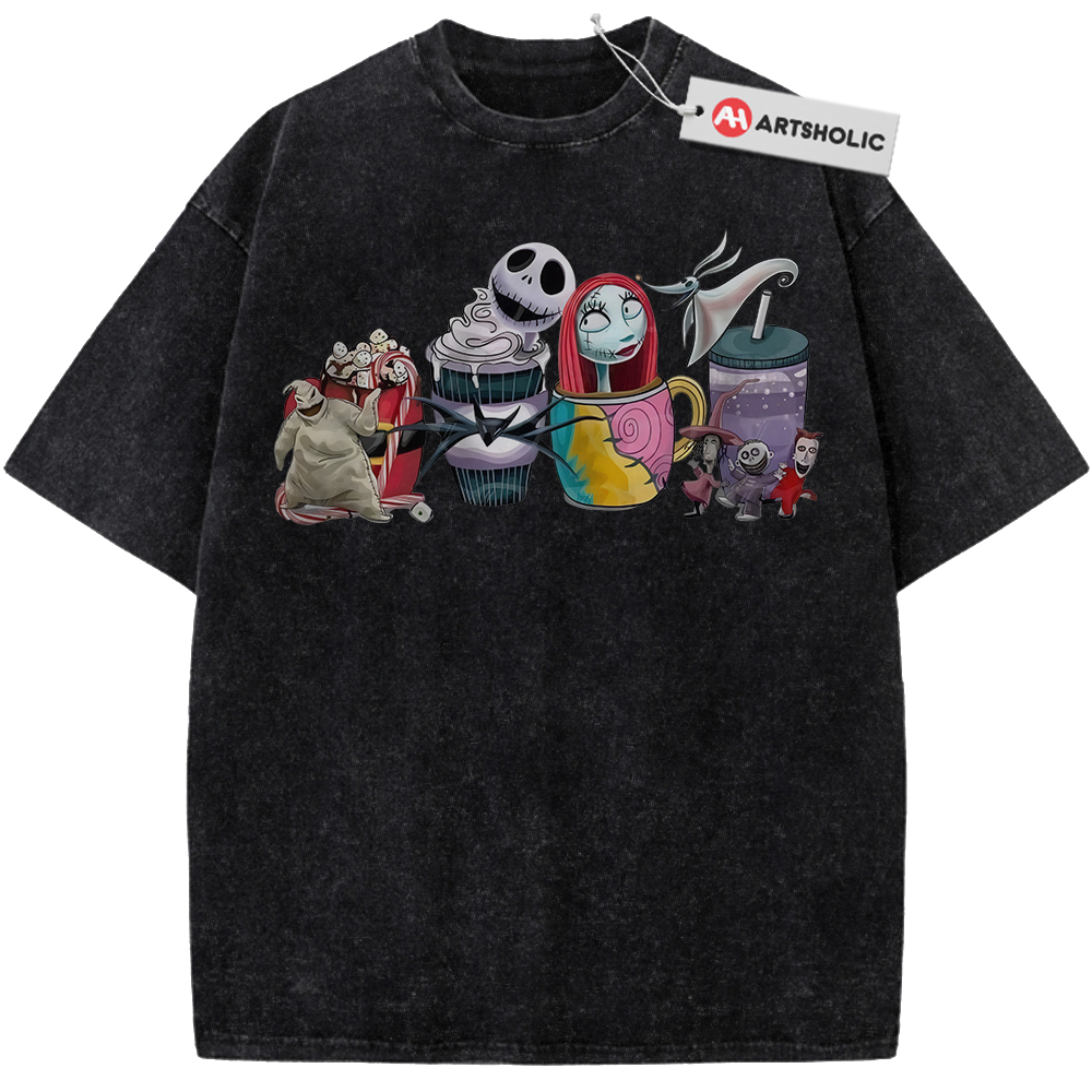 Alternative view of The Nightmare Before Christmas Shirt, Animated Shirt, Vintage T-Shirt