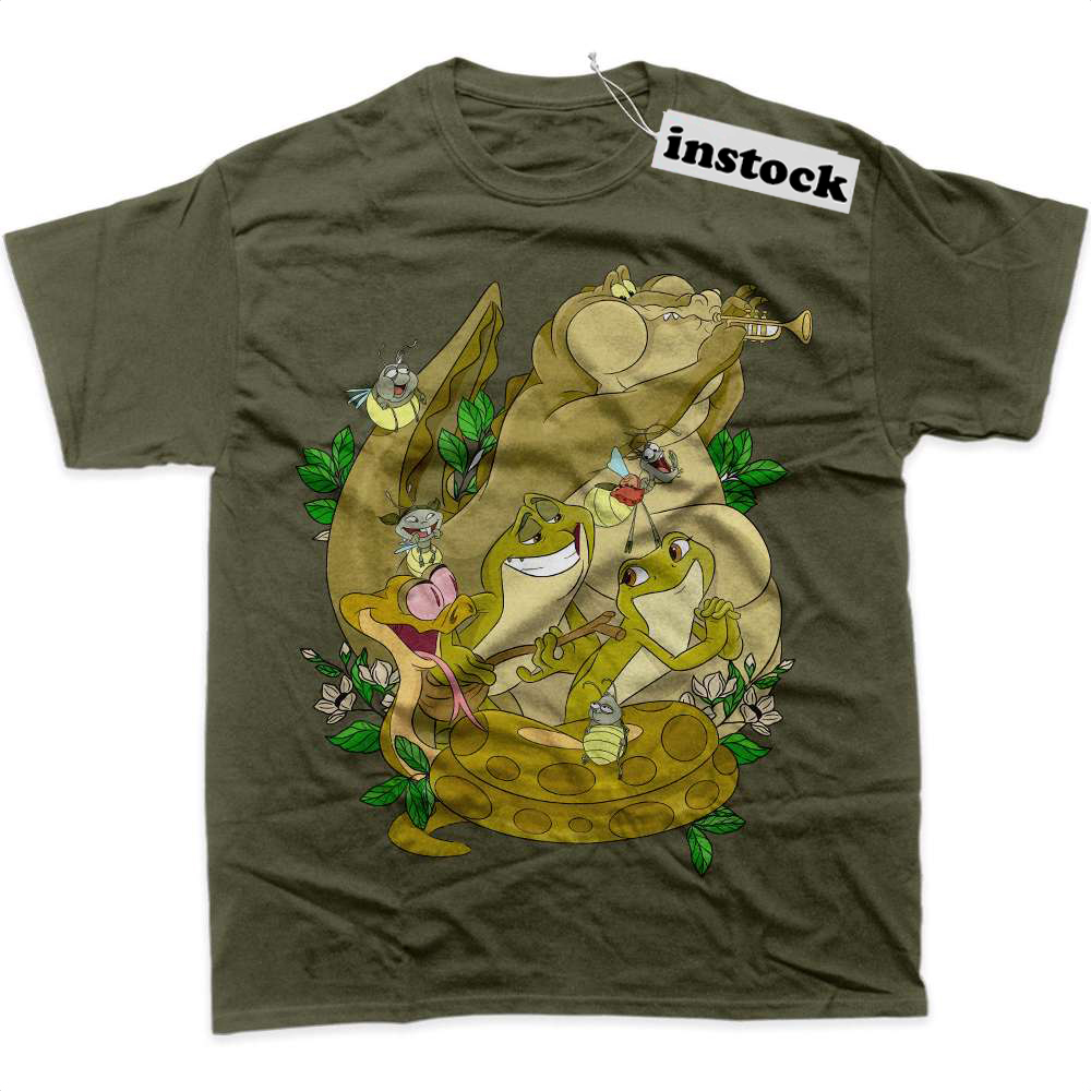 The Princess and the Frog Shirt, Animated Shirt, Graphic T-Shirt