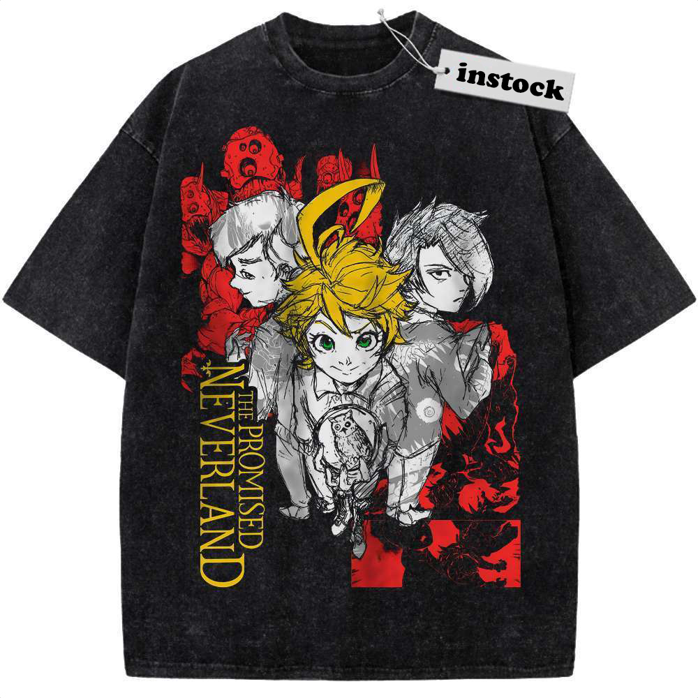 The Promised Neverland Shirt, Anime Shirt, Vintage T-Shirt