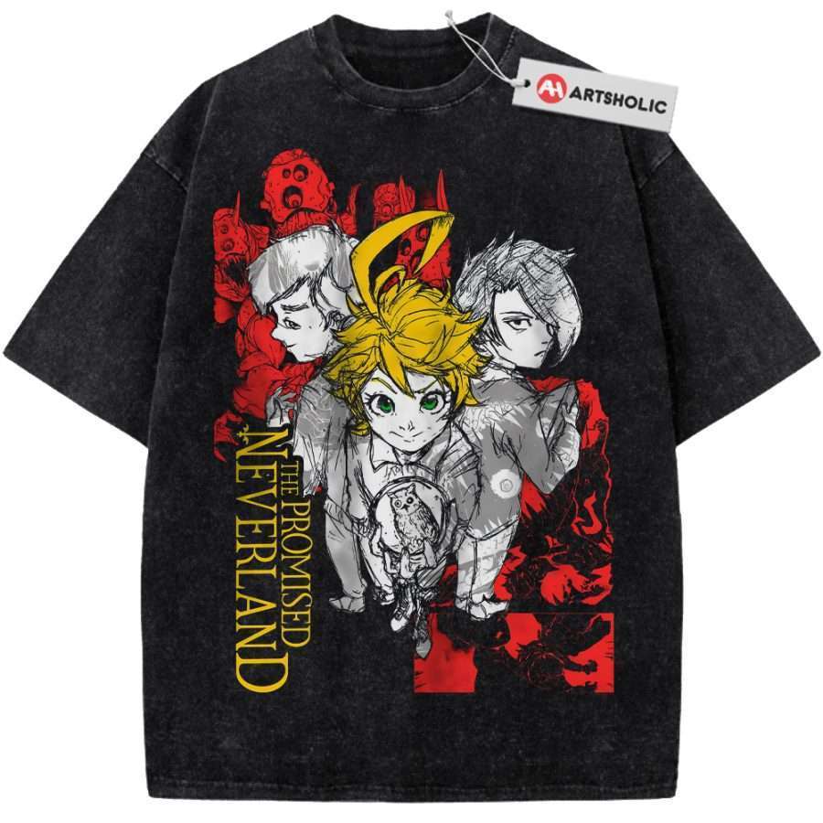 Alternative view of The Promised Neverland Shirt, Anime Shirt, Vintage T-Shirt