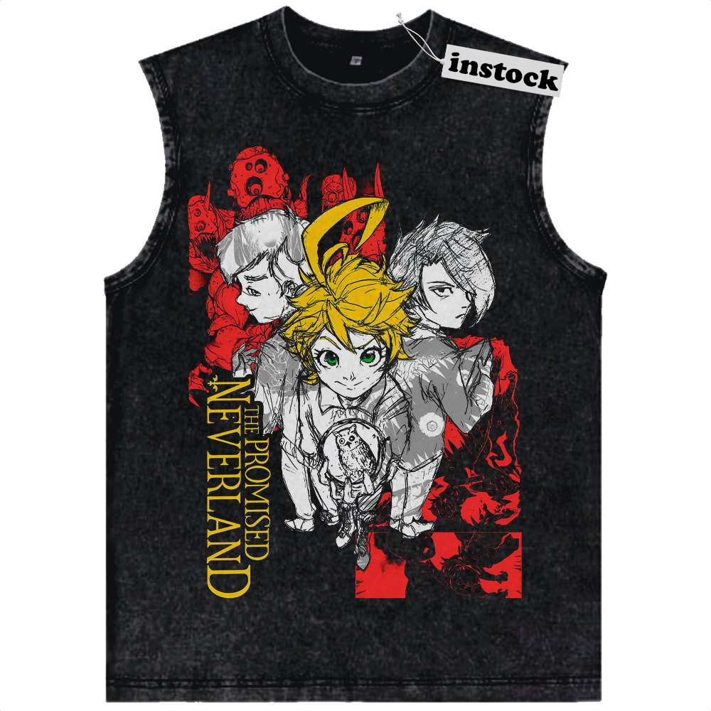 The Promised Neverland Tank Top, Anime Tank Top, Vintage Tank Top