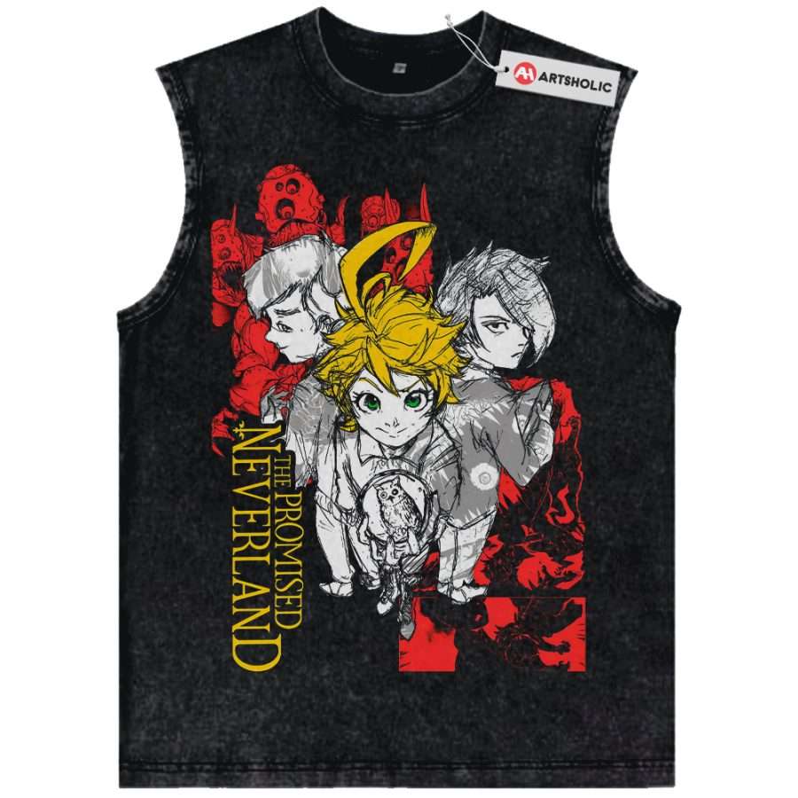 Alternative view of The Promised Neverland Tank Top, Anime Tank Top, Vintage Tank Top