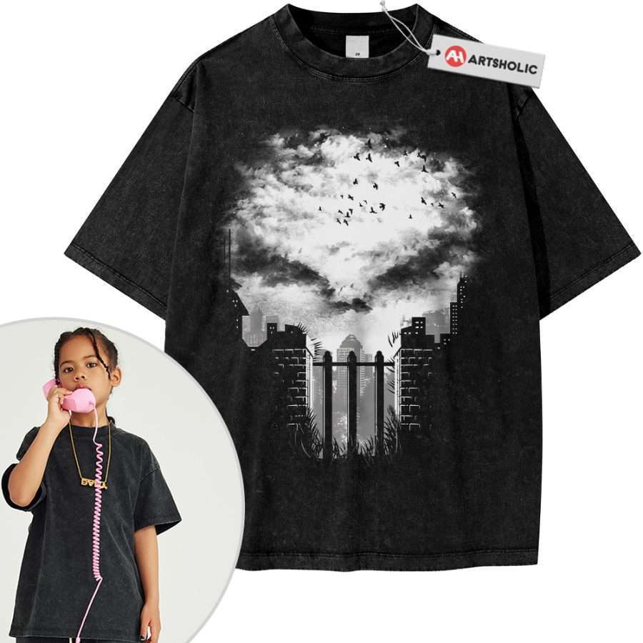 Alternative view of The Punisher Shirt For Kids, Marvel Comics Shirt For Kids, Vintage T-Shirt For Kids