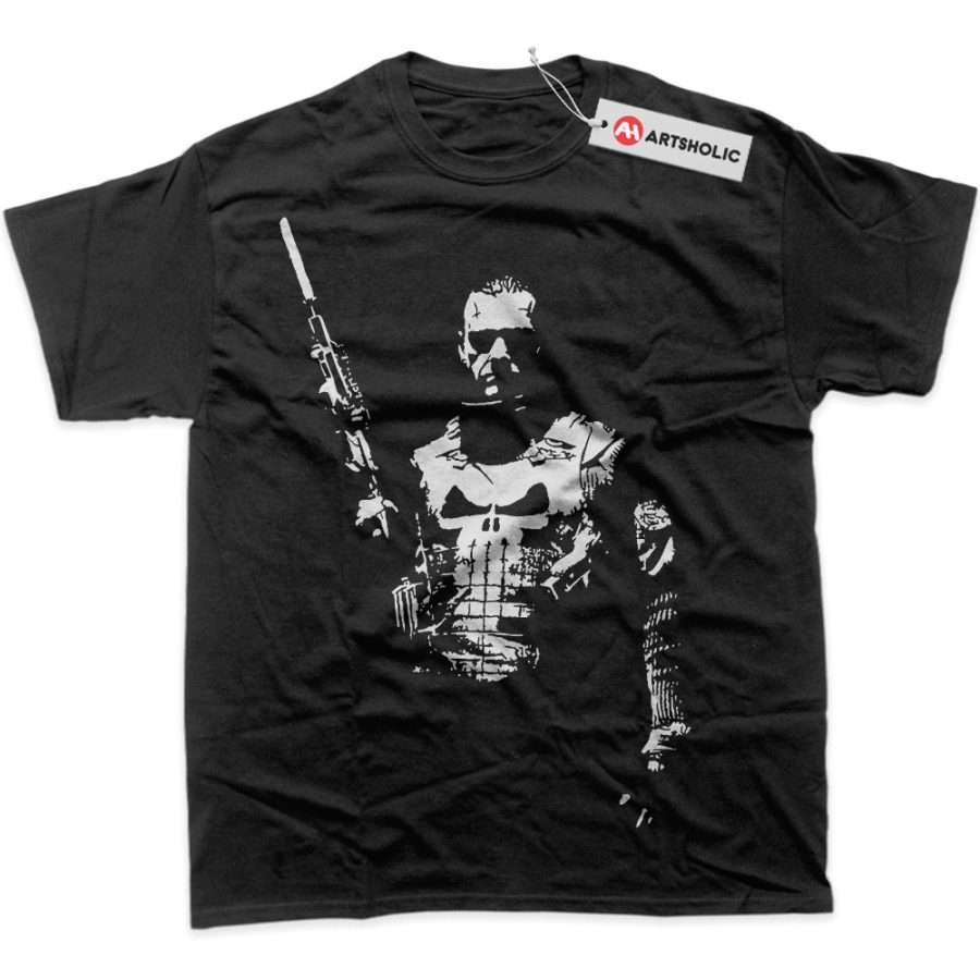 Alternative view of The Punisher Shirt, Marvel Comics Shirt, Graphic T-Shirt