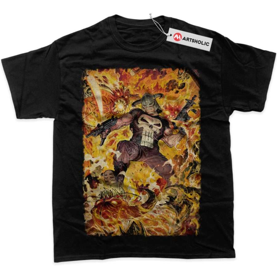 Alternative view of The Punisher Shirt, Marvel Comics Shirt, Graphic Tee