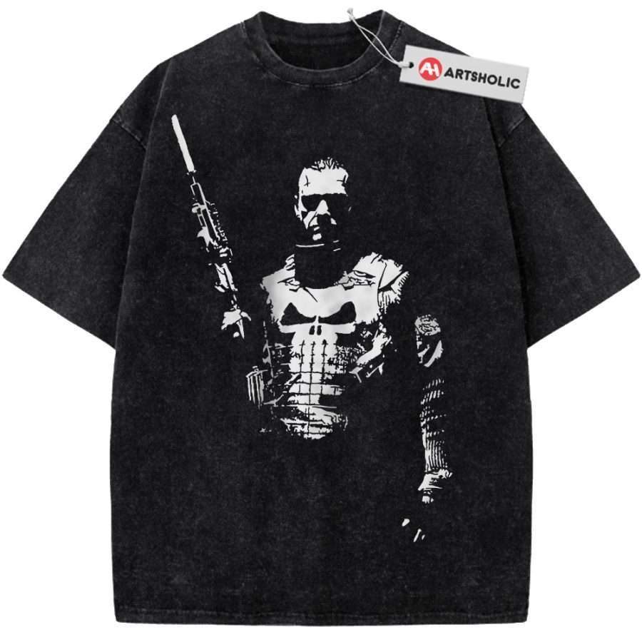 Alternative view of The Punisher Shirt, Marvel Comics Shirt, Vintage T-Shirt