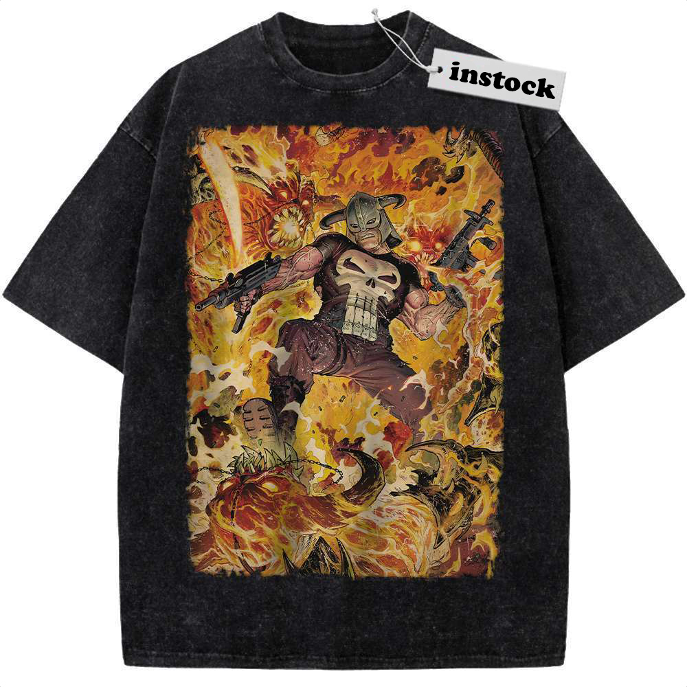 The Punisher Shirt, Marvel Comics Shirt, Vintage Tee