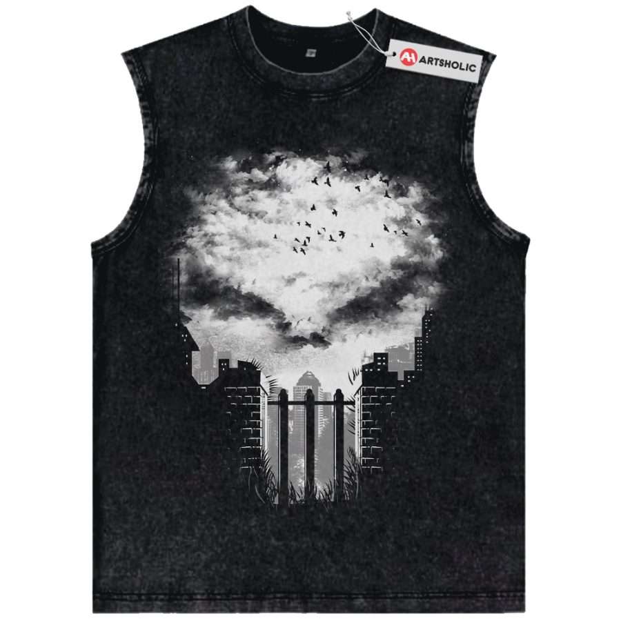 Alternative view of The Punisher Tank Top, Marvel Comics Tank Top, Vintage Tank Top