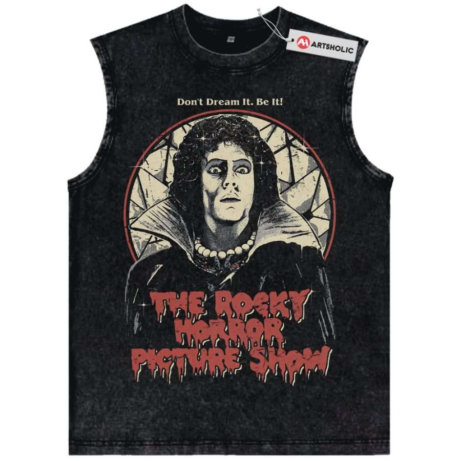 Alternative view of The Rocky Horror Picture Show Tank Top, Halloween Tank Top, Horror Movie Tank Top, Vintage Tank Top