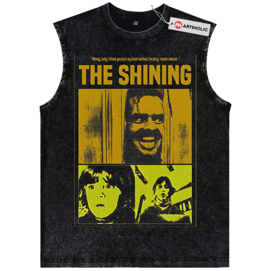 Alternative view of The Shining Tank Top, Halloween Tank Top, Horror Tank Top, Vintage Tank Top
