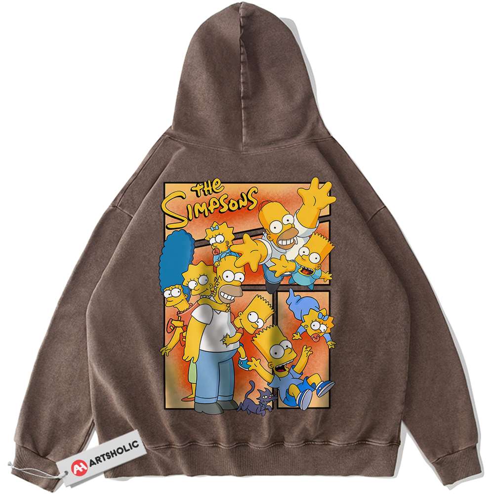 Alternative view of The Simpsons Hoodie, Animated Hoodie, Vintage Hoodie