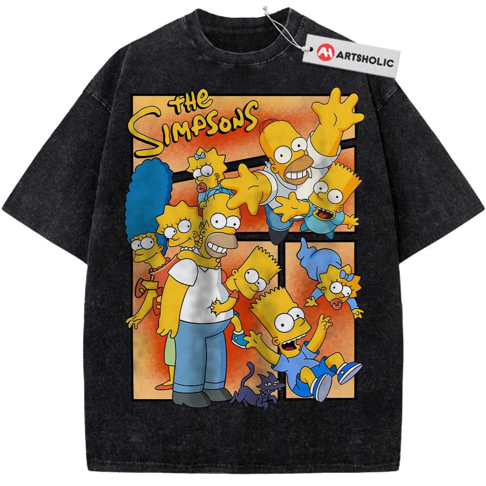 Alternative view of The Simpsons Shirt, Animated Shirt, Vintage Tee