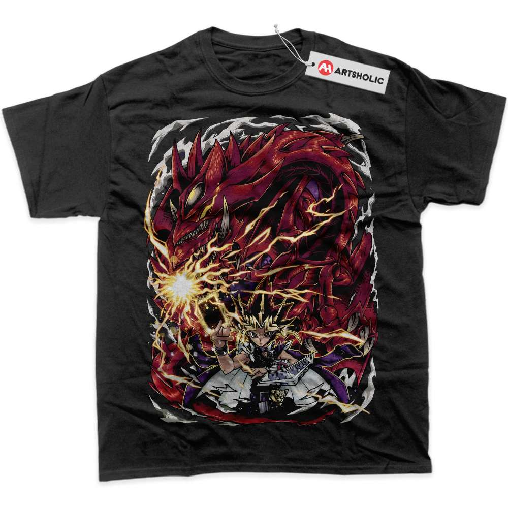 Alternative view of The Sky Dragon of Osiris Shirt, Yugi Muto Shirt, Anime Shirt, Graphic Tee