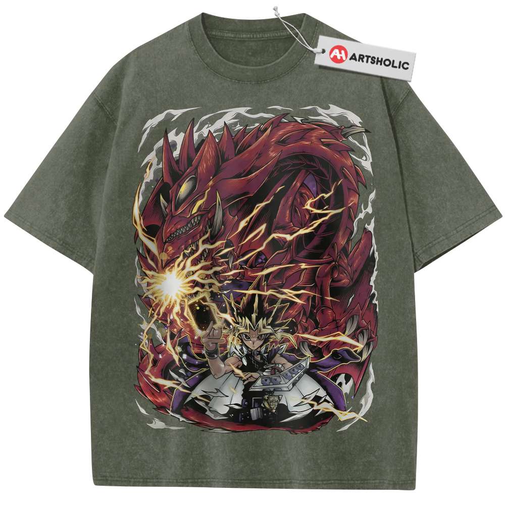Alternative view of The Sky Dragon of Osiris Shirt, Yugi Muto Shirt, Anime Shirt, Vintage Tee