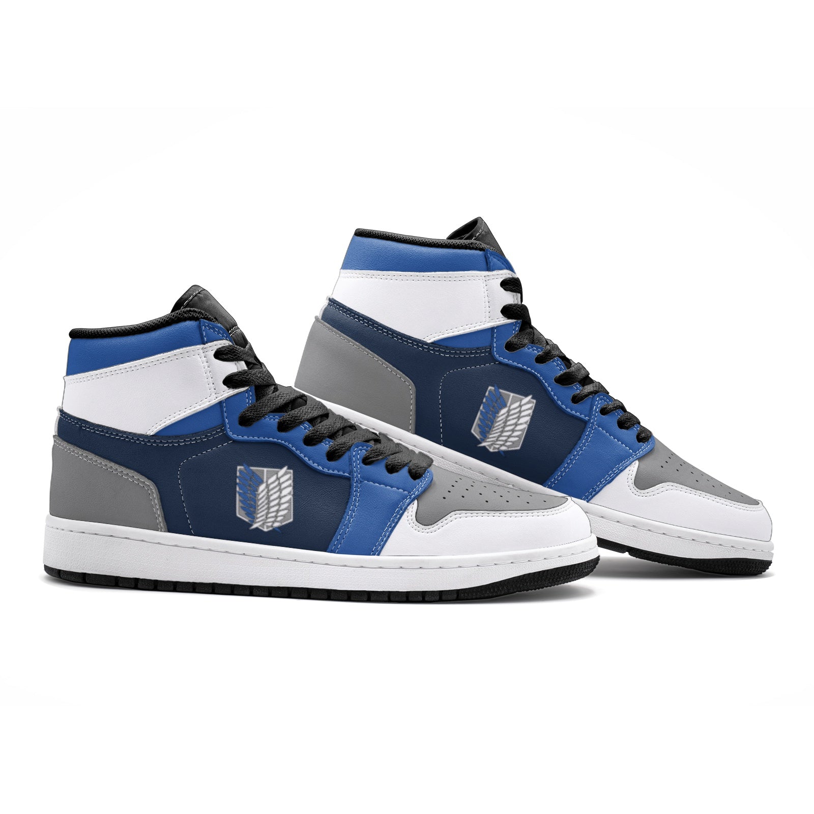 The Survey Corps Shingeki no Kyojin Custom Sneaker Mid 1 Basketball Shoes - Otaku Hall