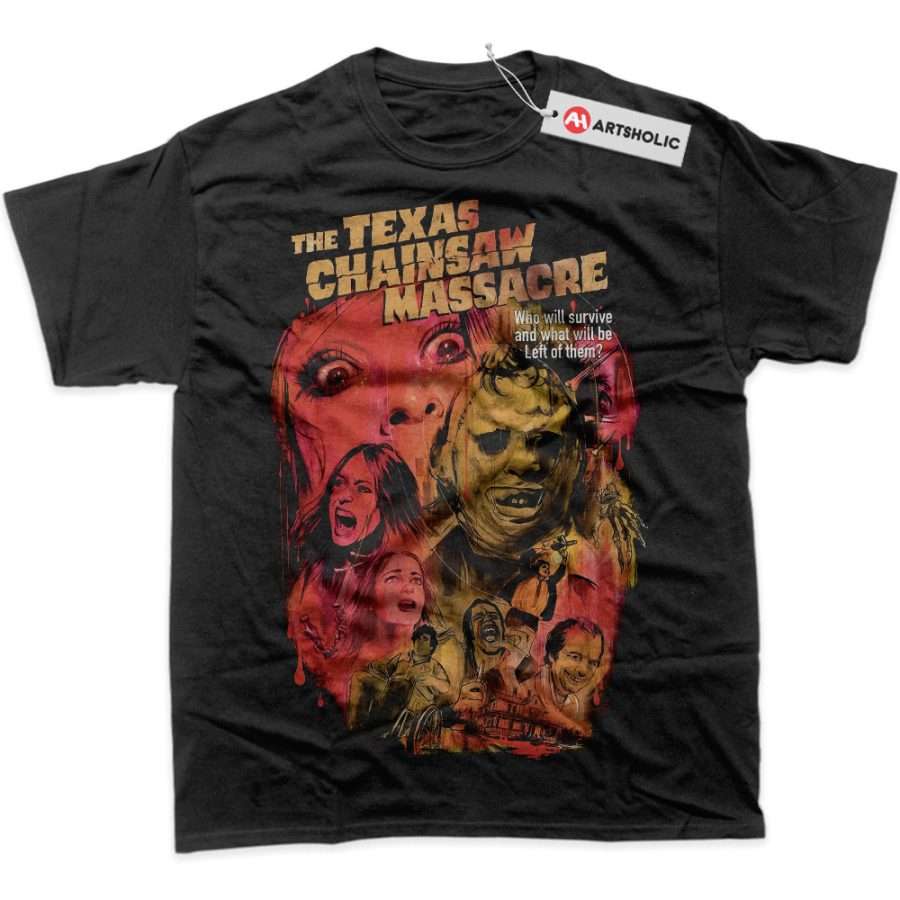 Alternative view of The Texas Chain Saw Massacre Shirt, Halloween Shirt, Horror Movie Shirt, Graphic T-Shirt