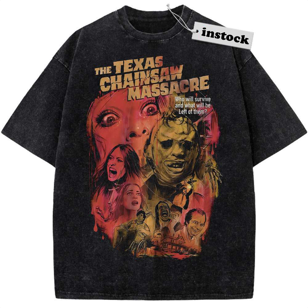 The Texas Chain Saw Massacre Shirt, Halloween Shirt, Horror Movie Shirt, Vintage T-Shirt