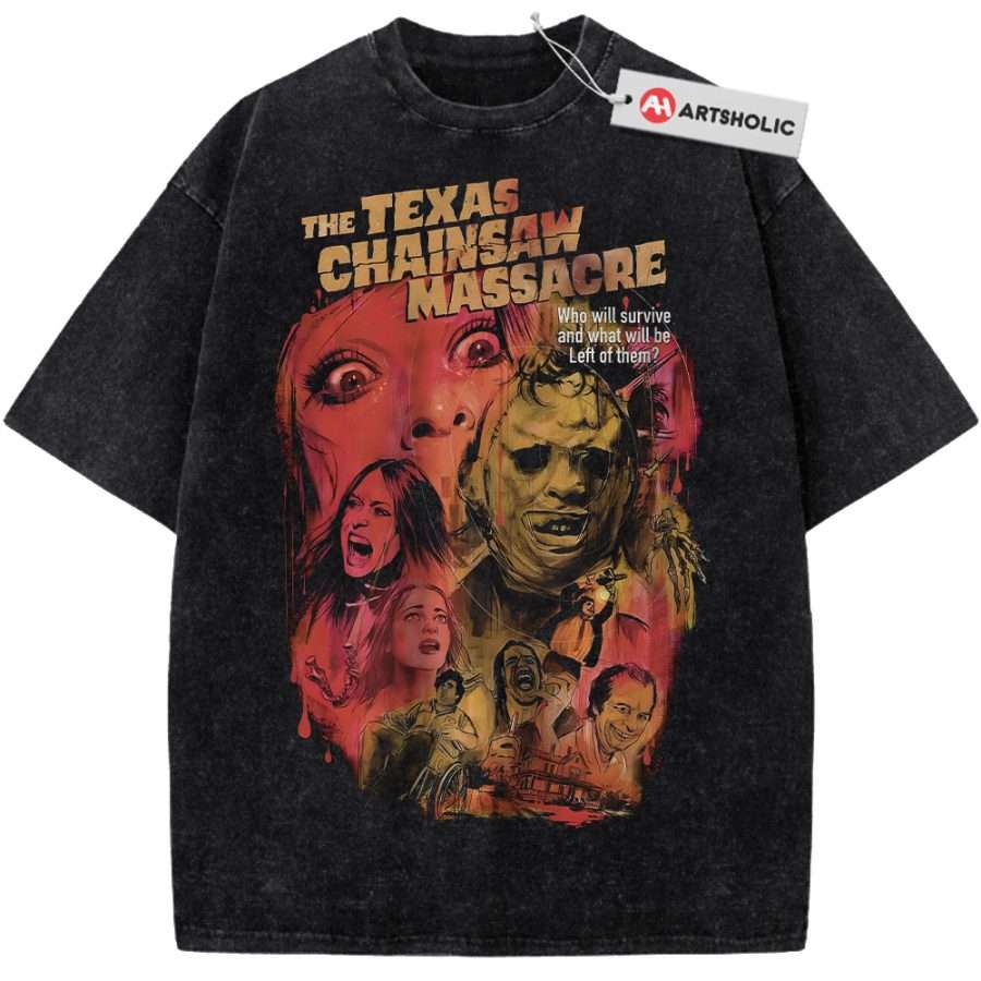 Alternative view of The Texas Chain Saw Massacre Shirt, Halloween Shirt, Horror Movie Shirt, Vintage T-Shirt