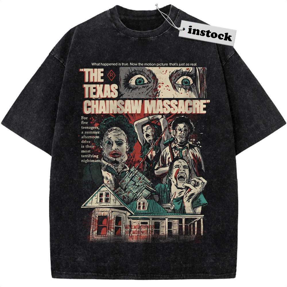 The Texas Chain Saw Massacre Shirt, Halloween Shirt, Horror Movie Shirt, Vintage T-Shirt