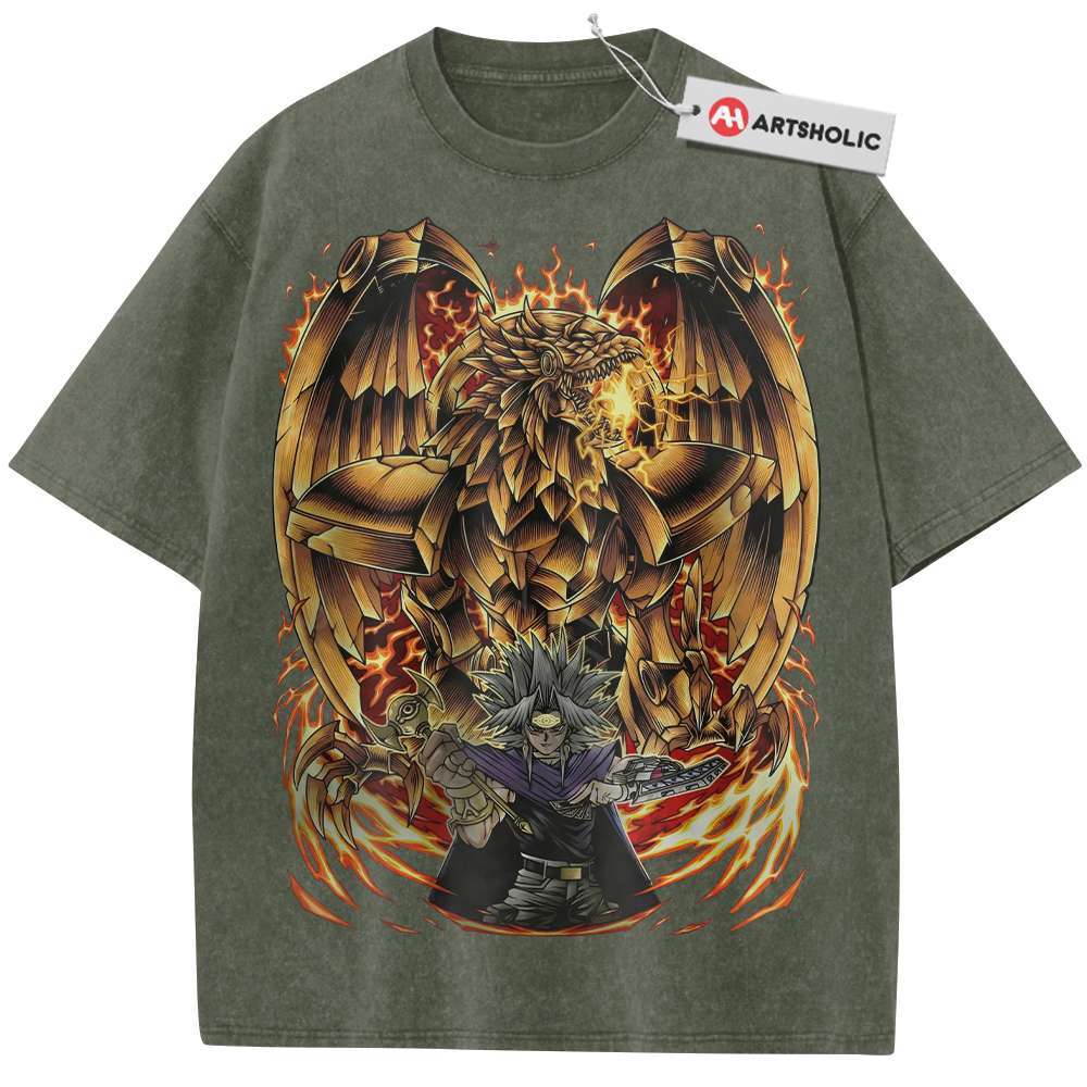 Alternative view of The Winged Dragon of Ra Shirt, Marik Ishtar Shirt, Anime Shirt, Vintage T-Shirt