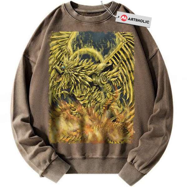 Alternative view of The Winged Dragon of Ra Sweatshirt, Anime Sweatshirt, Vintage Sweater
