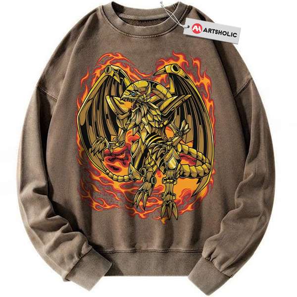 Alternative view of The Winged Dragon of Ra Sweatshirt, Anime Sweatshirt, Vintage Sweatshirt