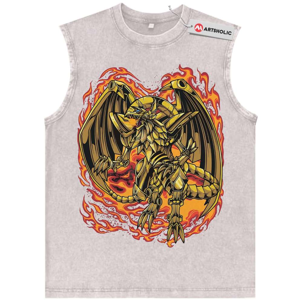 Alternative view of The Winged Dragon of Ra Tank Top, Anime Tank Top, Vintage Tank Top