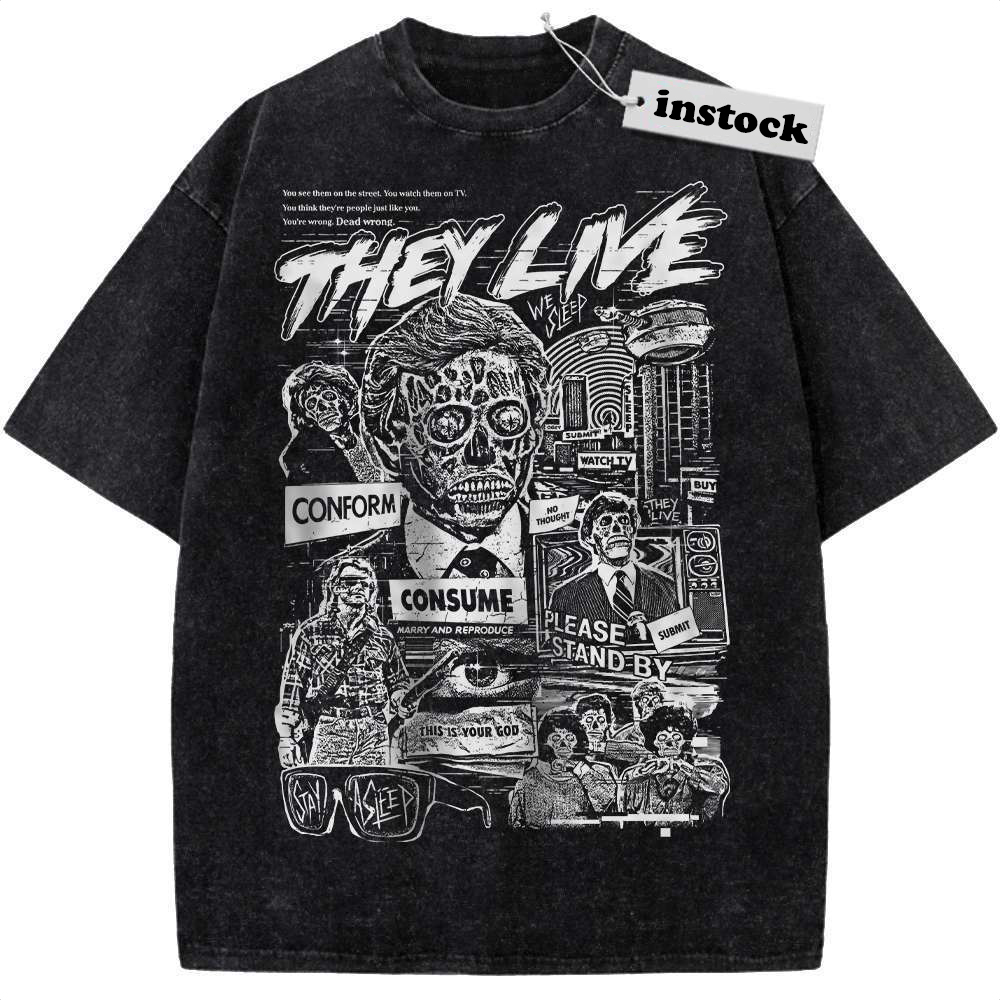 They Live Shirt, Halloween Shirt, Horror Shirt, Vintage T-Shirt