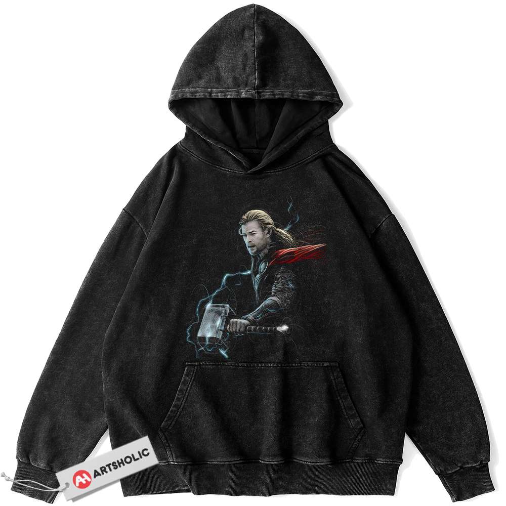 Thor Hoodie, Marvel Comics Hoodie, Vintage Hoodie