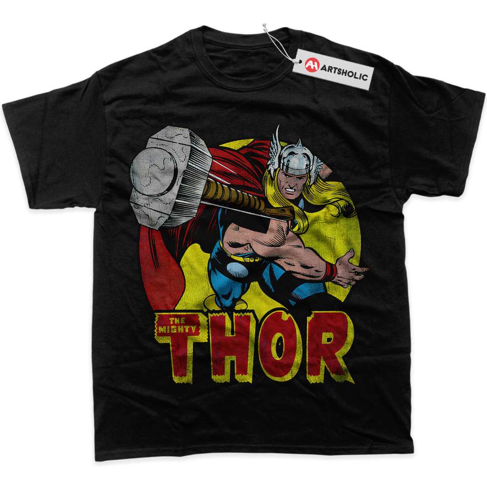 Alternative view of Thor Shirt, Marvel Comics Shirt, Graphic T-Shirt