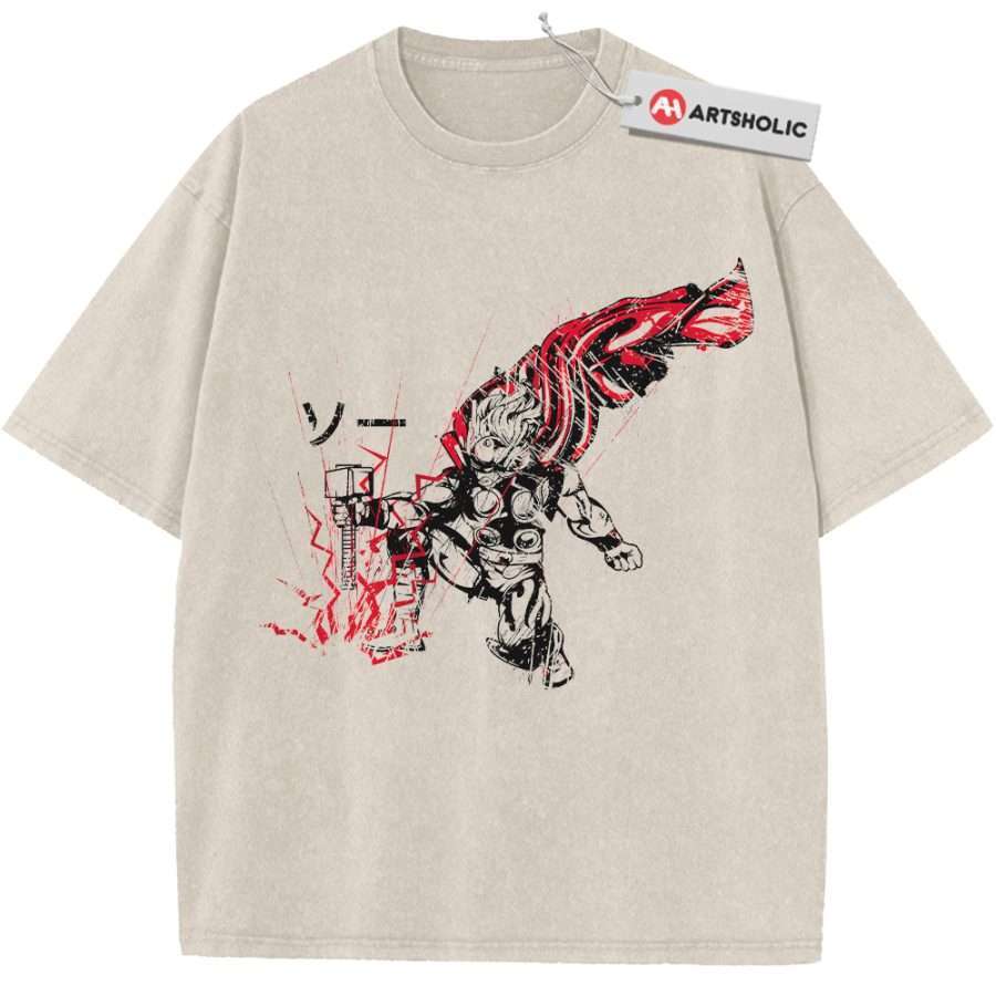 Alternative view of Thor Shirt, Marvel Comics Shirt, Vintage T-Shirt