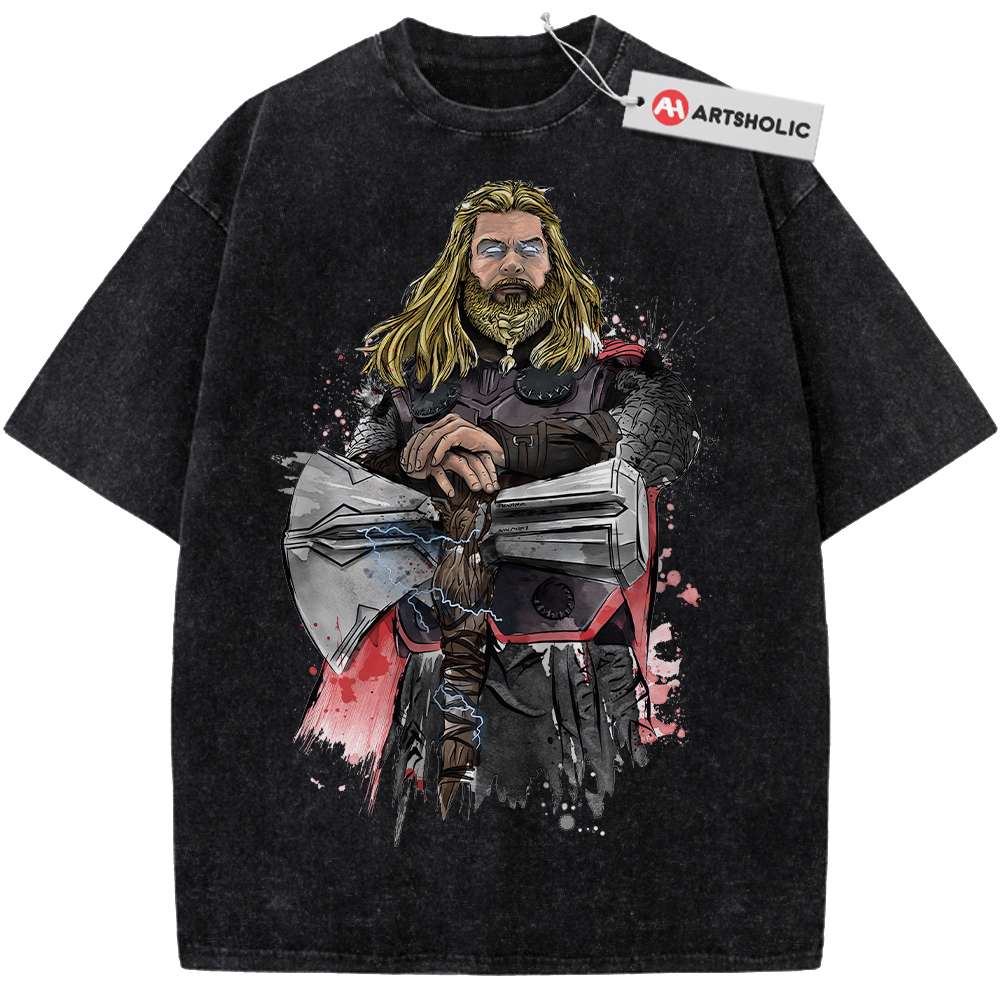 Alternative view of Thor Shirt, Marvel Comics Shirt, Vintage T-Shirt