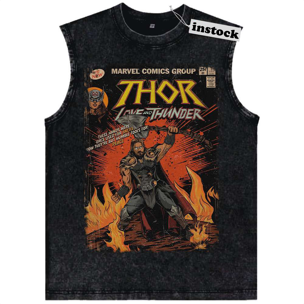Thor Tank Top, Marvel Comics Tank Top, Vintage Tank Top