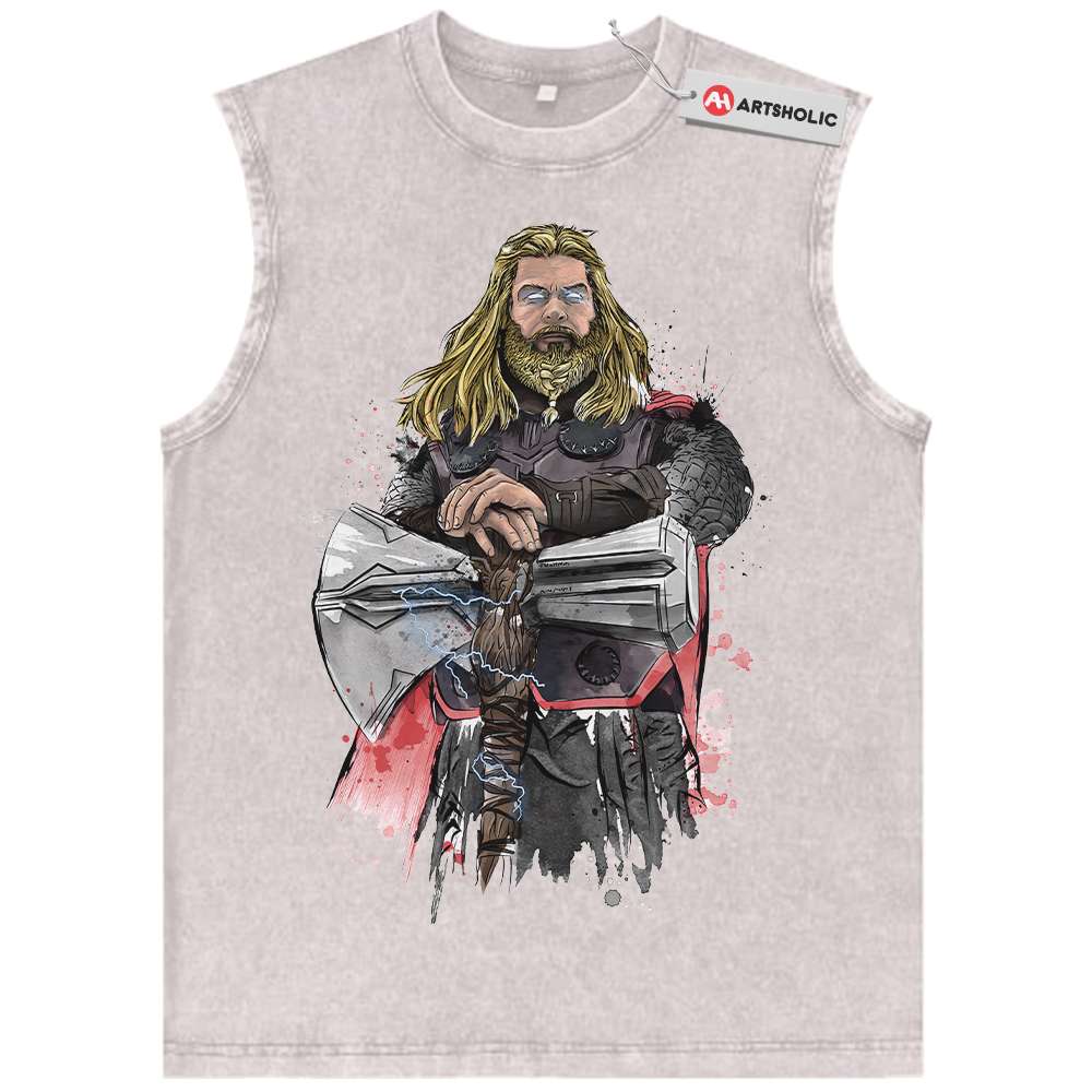 Alternative view of Thor Tank Top, Marvel Comics Tank Top, Vintage Tank Top