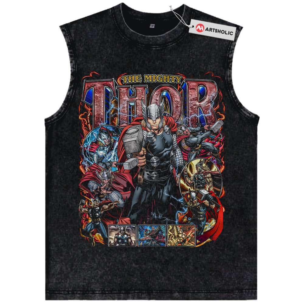 Thor Tank Top, Marvel Comics Tank Top, Vintage Tank Top