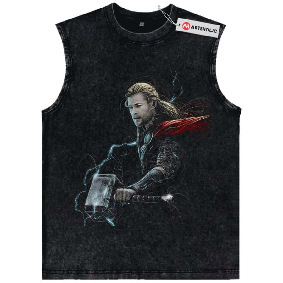 Alternative view of Thor Tank Top, Marvel Comics Tank Top, Vintage Tank Top