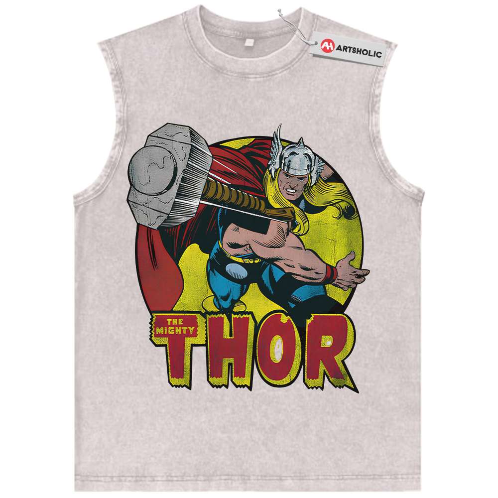 Alternative view of Thor Tank Top, Marvel Comics Tank Top, Vintage Tank Top