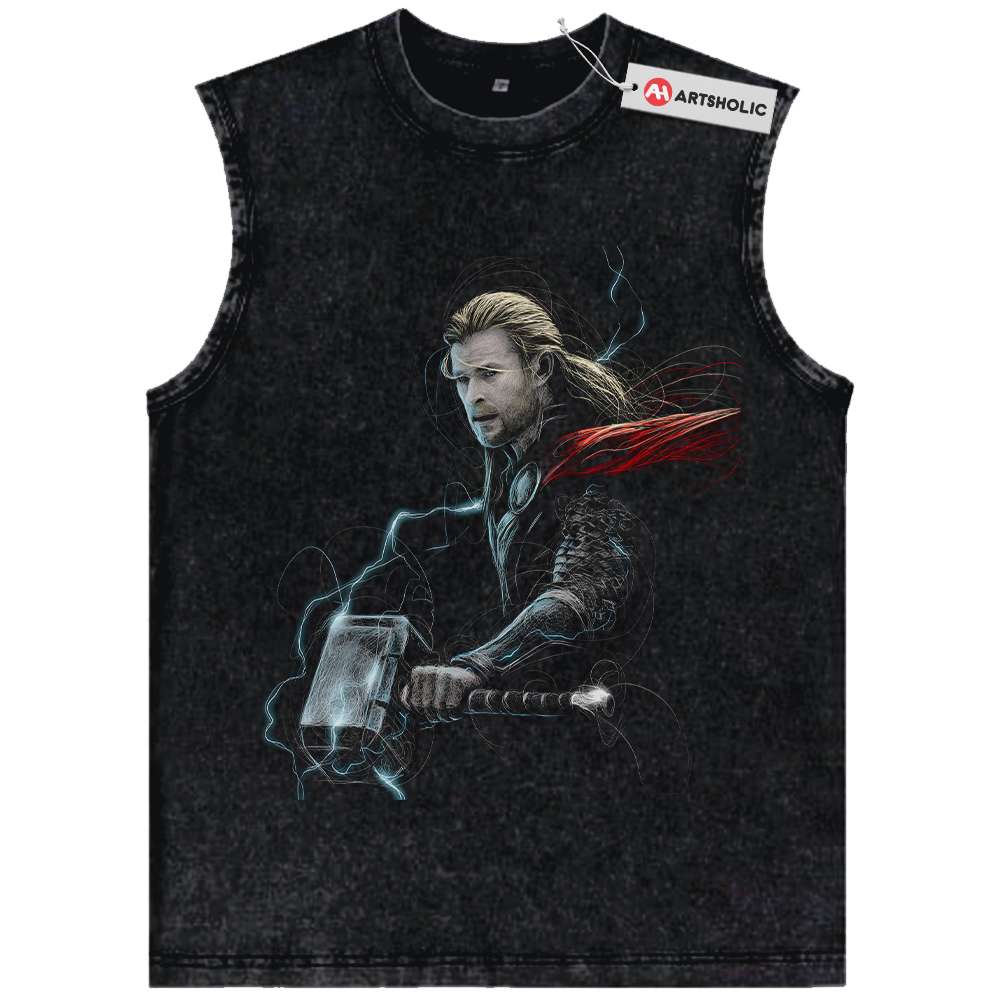 Thor Tank Top, Marvel Comics Tank Top, Vintage Tank Top