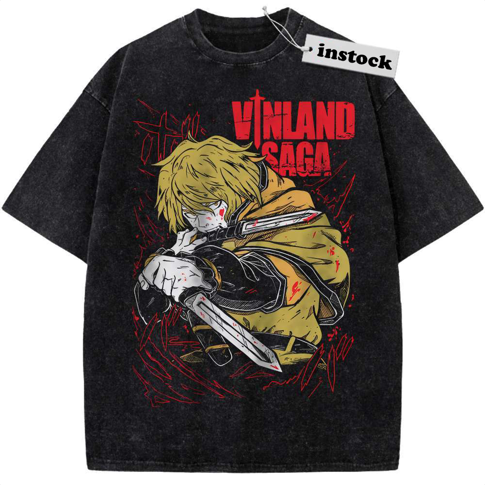 Thorfinn Shirt, Vinland Saga Shirt, Anime Shirt, Vintage T-Shirt