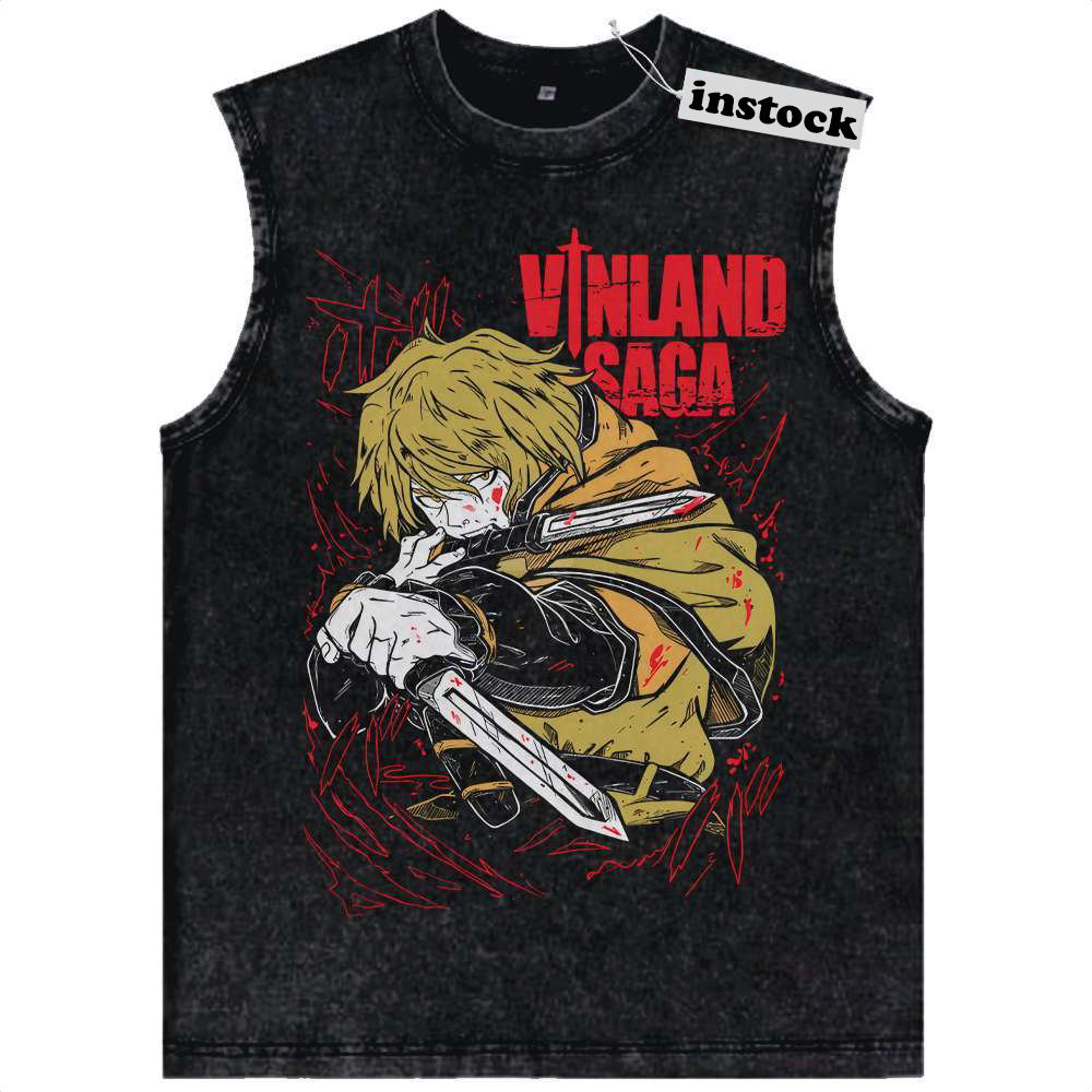 Thorfinn Tank Top, Vinland Saga Tank Top, Anime Tank Top, Vintage Tank Top