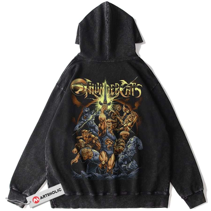 Alternative view of ThunderCats Hoodie, Animated Hoodie, Vintage Hoodie