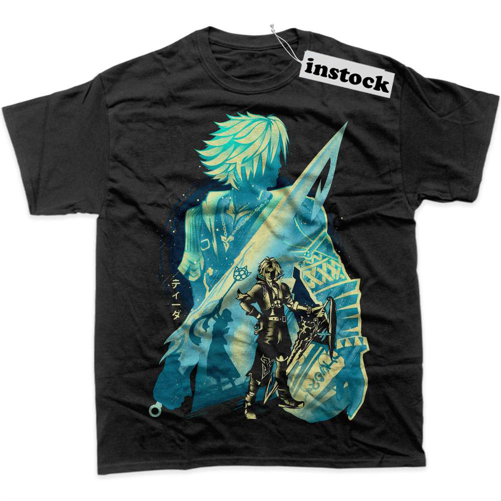 Tidus Shirt, Final Fantasy Shirt, Game Shirt, Graphic T-Shirt